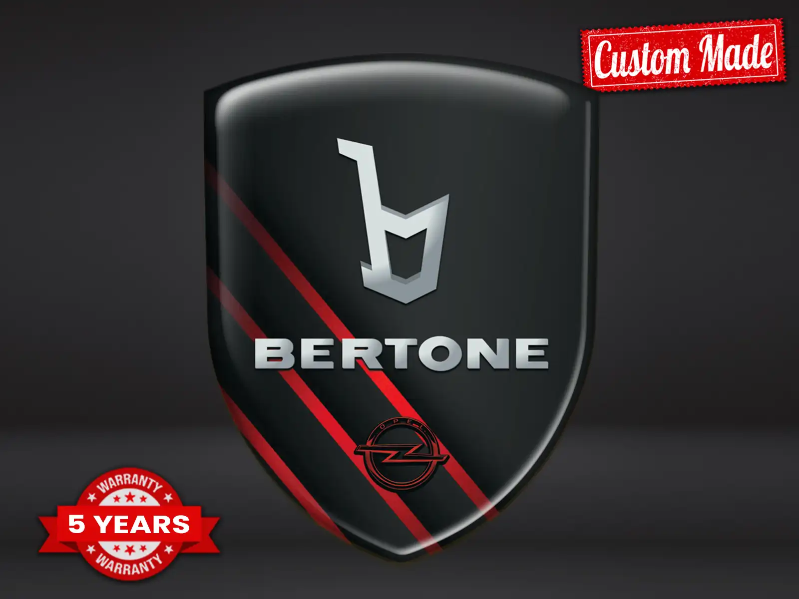 Bertone Pegatinas Parachoques Tuning Hechas Lujo Edición